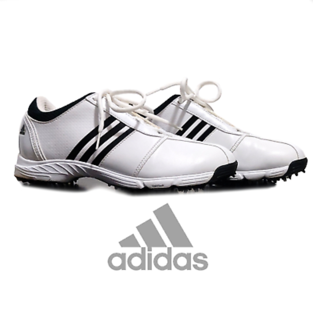Adidas Womens ThinTech Tech Response 3.0 Golf Shoe White Spikes 8